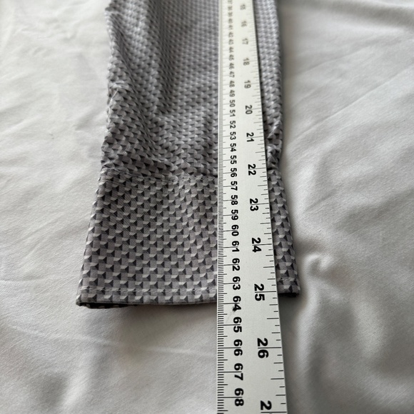English Laundry Long Sleeve Button Up‎ Casual Dress Shirt 3-D Geometric Gray 16 - Picture 13 of 16